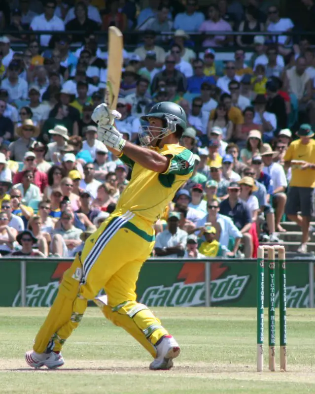 Ricky Ponting batting for Australia